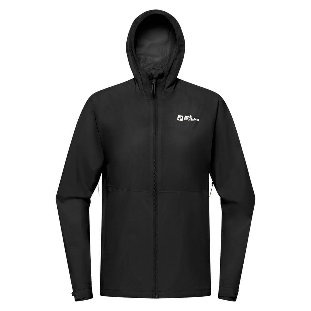 Jakke til dame - Jack Wolfskin Prelight 2,5 lags - Sort