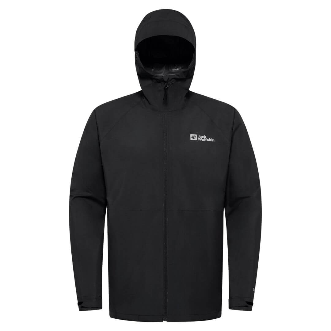 Jakke til herre - Jack Wolfskin Prelight 2,5 lags - Sort