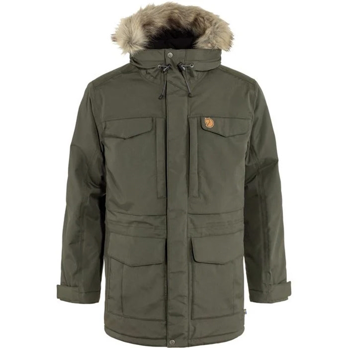 Fj? Llr? Ven Nuuk Parka Herre   Mænd Deep Forest Xl   Vinterjakker Til Mænd