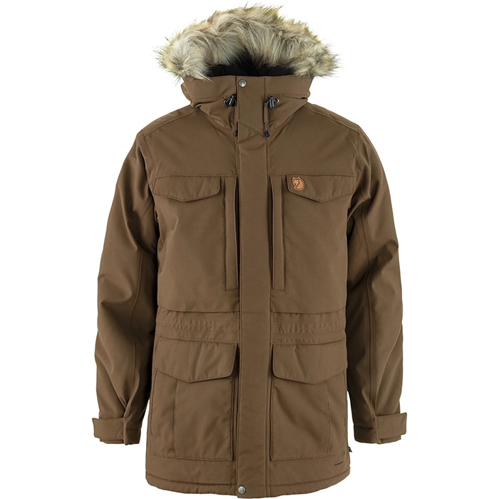Fj? Llr? Ven Nuuk Parka Herre   Mænd Dark Oak Xl   Vinterjakker Til Mænd