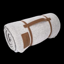 Petromax Wool Blanket   X   Cm   White Dark Grey   Str    X   Cm   Tæppe