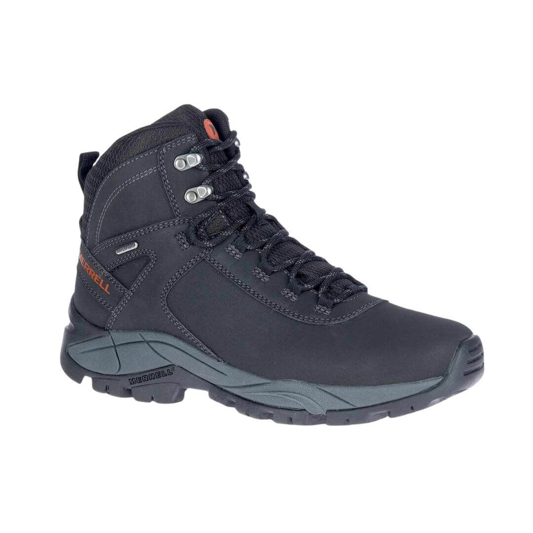 Vandrestøvler til herre - Merrell Vego mid-cut - Læder - Sort