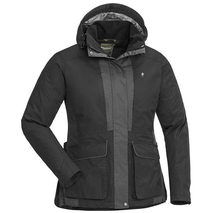 Pinewood Dogsports   Jakke Dame Black D Antracite L   Jakker