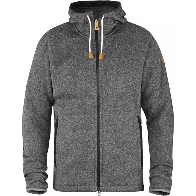 Fj? Llr? Ven ? Vik Fleece Hoodie  Dark Grey L   Fleecejakker