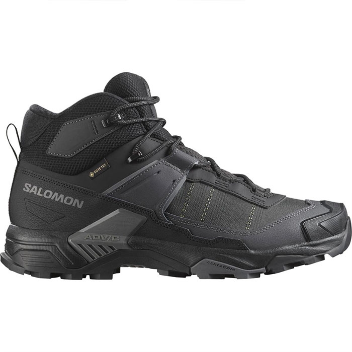 Salomon X Ultra   Mid Gtx Herre   Mænd  Black Asphalt      Uk     Vandrestøvler