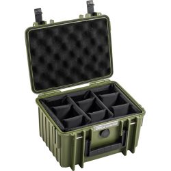 B W Outdoor Cases Bw Outdoor Cases Type     Bronze Green  Divider System    Kuffert