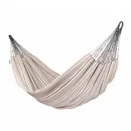La Siesta Flora Zebra   Klassisk Kingsize Hængekøje I økologisk Bomuld