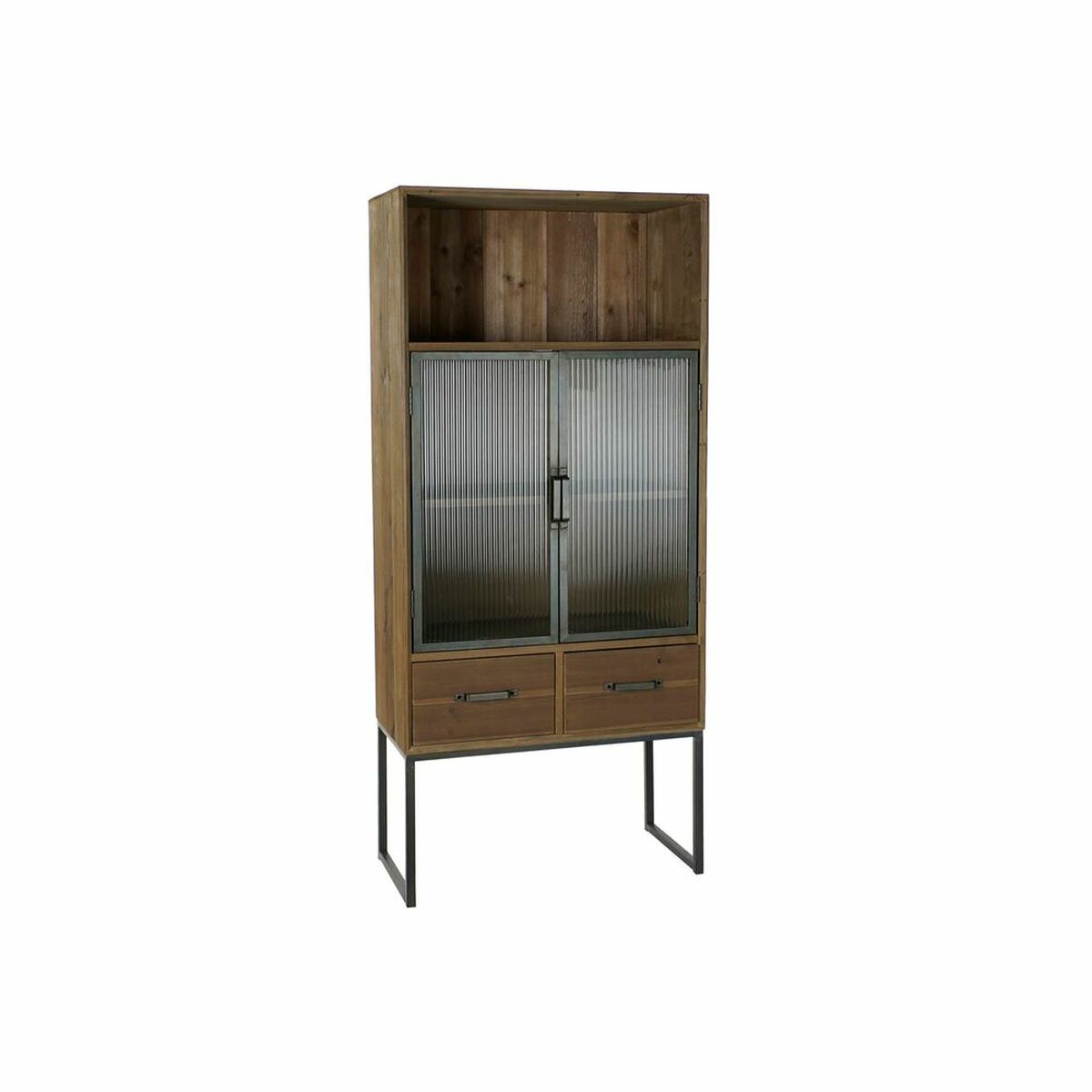Skab Dkd Home Decor Sort Træ Metal Krystal X X Cm