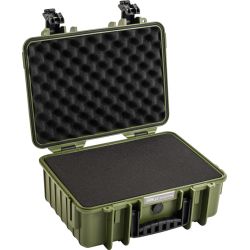 B W Outdoor Cases Bw Outdoor Cases Type     Bronze Green  Pre Cut Foam    Kuffert