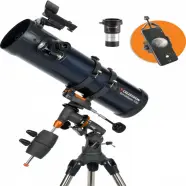 Celestron Astromaster Reflector  Eq With Phoneadapter And T Barlow   Kikkert