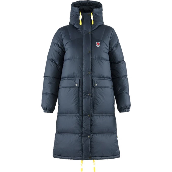 Fj? Llr? Ven Expedition Long Down Parka Kvinder   Damer Navy Xs   Jakker