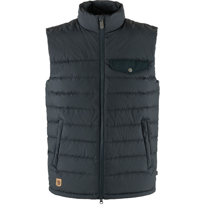 Fj? Llr? Ven Greenland Down Liner Vest Herre   Mænd Dark Navy L   Veste