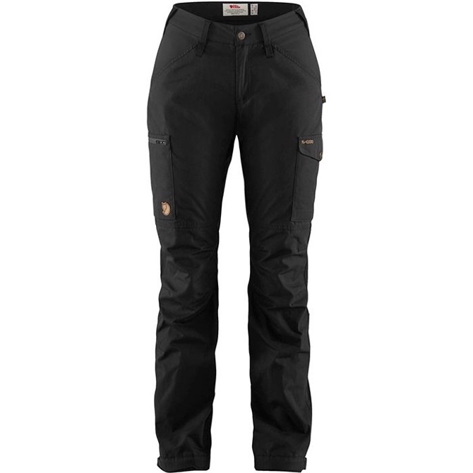 Fj? Llr? Ven Kaipak Trousers Curved Kvinder Damer Black Bukser