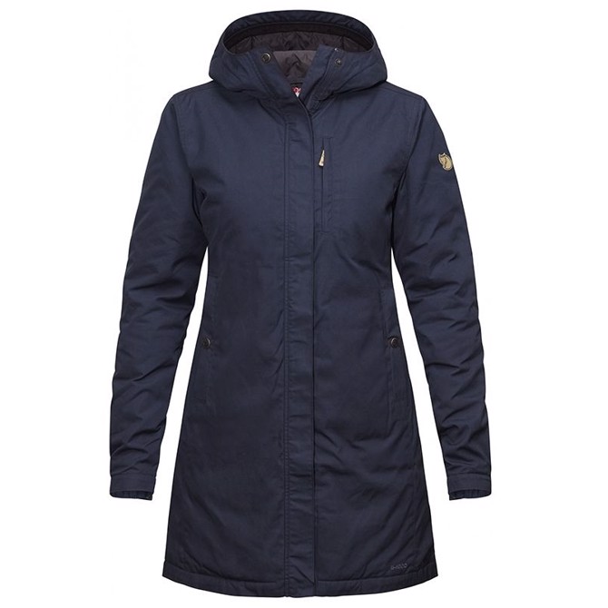 Fj? Llr? Ven Kiruna Padded Parka Kvinder   Damer Dark Navy M   Jakker