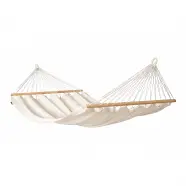 Florencia Latte   Organic Cotton Double Spreader Bar Hammock   Hængekøje