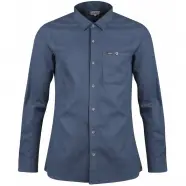 Lundhags Ekren Solid Ms Ls Shirt   Mid Blue   Str  L   Skjorte