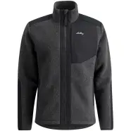 Lundhags Saruk Wool Pile Mid Full Zip M   Charcoal   Str  L   Jakke