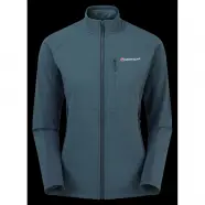 Montane Fem Krypton Jacket   Orion Blue   Str      Fleecetrøje