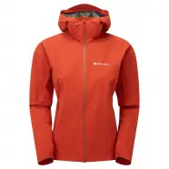 Montane Fem Minimus Lite Jacket   Saffron Red   Str  S Eu    Skaljakke