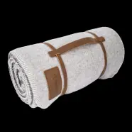 Petromax Wool Blanket   X   Cm   White Dark Grey   Str    X   Cm   Tæppe