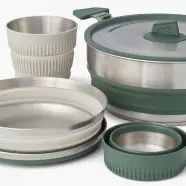 Sea To Summit Detour Stainless Steel One Pot Cook Set     Piece   L Pot   Tilbehør Til Camping