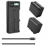 Smallrig   Np F  Battery   Charger Kit   Batteri