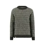 Ulvang Echo Crew Sweater Mens   Charcoal Melange Off White   Str  Xl   Striktrøje