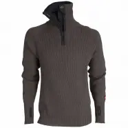 Ulvang Rav Sweater W Zip   Tea Green Charcoal Melange   Str  M   Bluse
