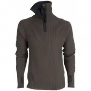 Ulvang Rav Sweater W Zip   Tea Green Charcoal Melange   Str  Xxxl   Trøje