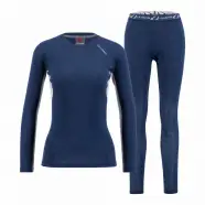 Ulvang Utla Set Ws   New Navy Grey Melange   Str  Xs   Undertrøje