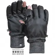 Vallerret Hatchet Leather Photography Glove Black S   Handsker