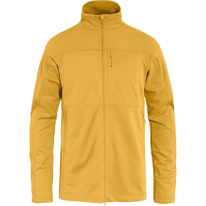 Fj? Llr? Ven Abisko Lite Fleece Herre Mænd Ochre L Fleecejakker
