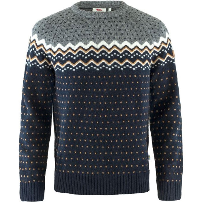Fj? Llr? Ven ? Vik Knit Sweater Herre   Mænd Dark Navy L   Trøjer