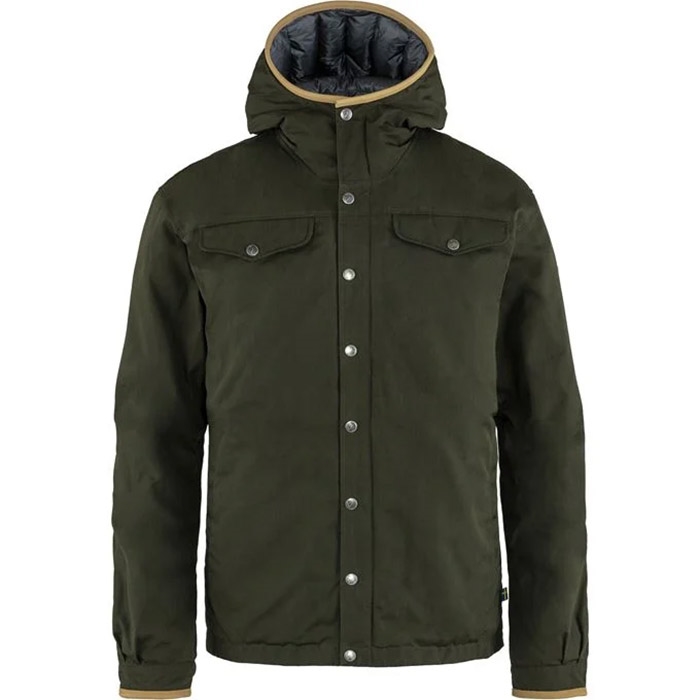 Fj? Llr? Ven Greenland No    Down Jacket Herre   Mænd Deep Forest Xl   Jakker
