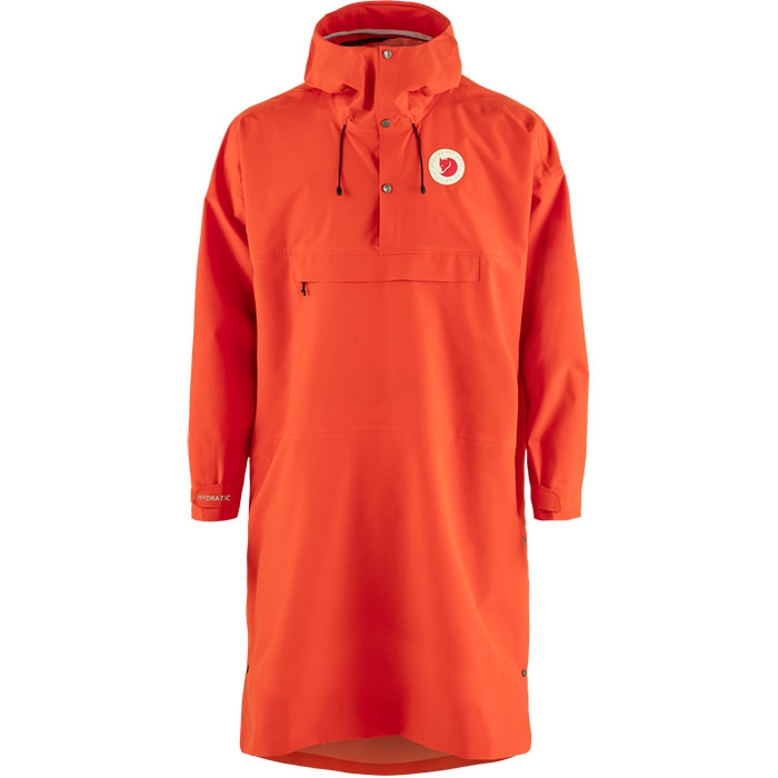 Fj? Llr? Ven Hoja Rain Fox Poncho  Flame Orange L Xl   Regntøj  Poncho