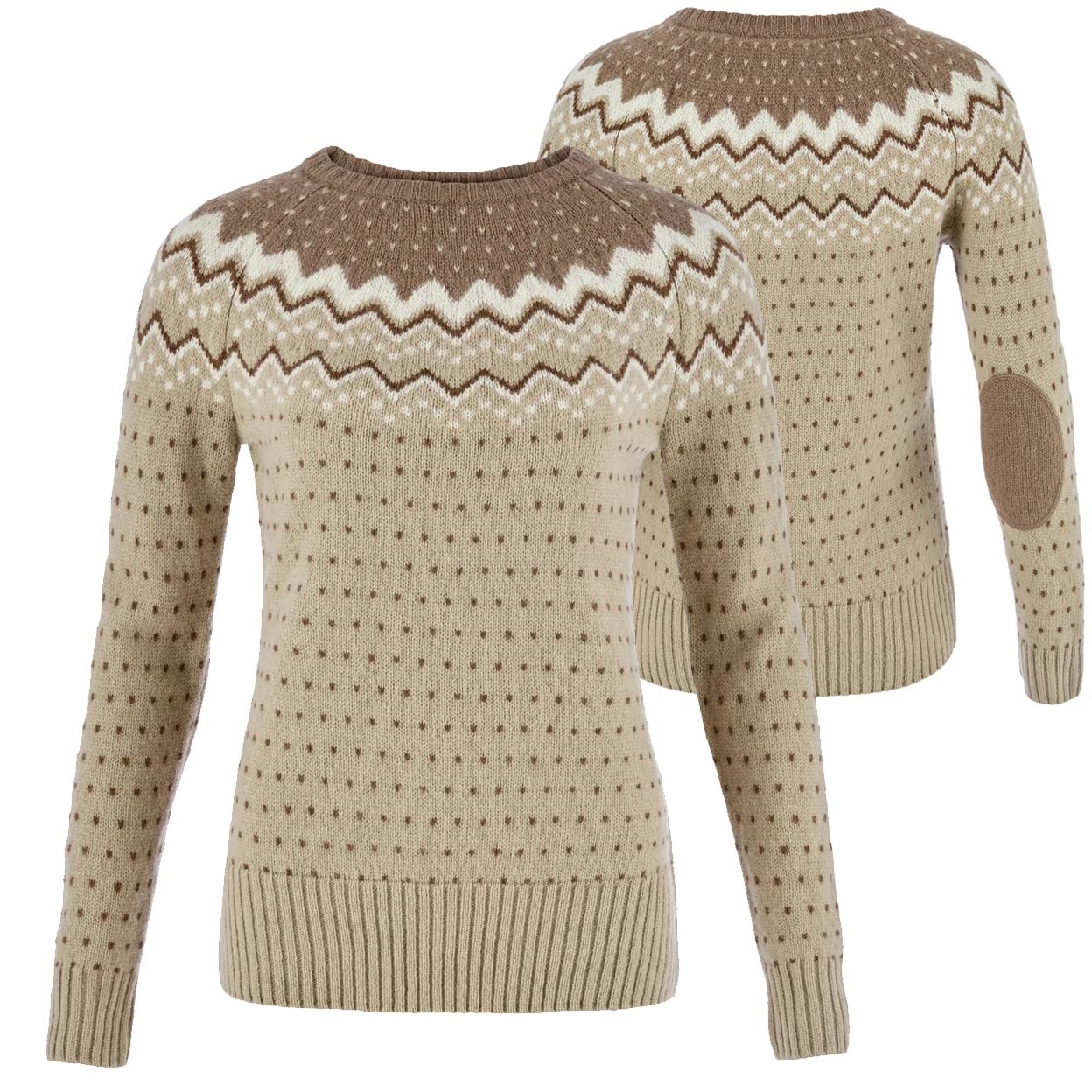 Fj? Llr? Ven ? Vik Knit Sweater W Fossil Suede Brown Xl Trøjer