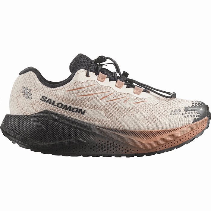 Salomon Aero Blaze Grvl Gtx Kvinder Damer Vanilla Black Burro Uk Vandresko
