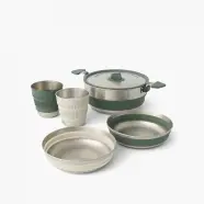 Sea To Summit Detour Stainless Steel One Pot Cook Set     Piece   L Pot   Tilbehør Til Camping