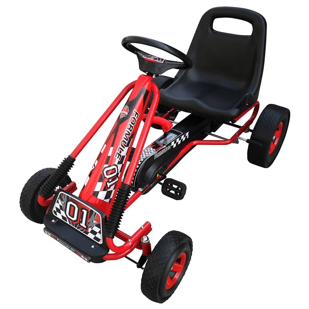 Pedal Gokart Til Børn Rød