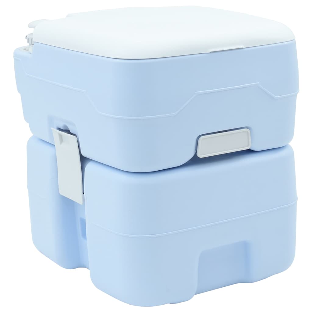 Camping Toilet Blå   X   X   Cm Høj Densitet Polyethylen