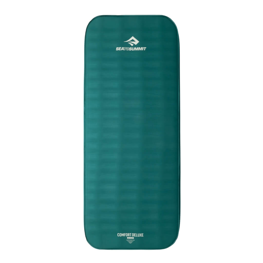 Selvoppusteligt liggeunderlag - Sea to Summit Comfort Deluxe - Rektangulær - Large - Grøn