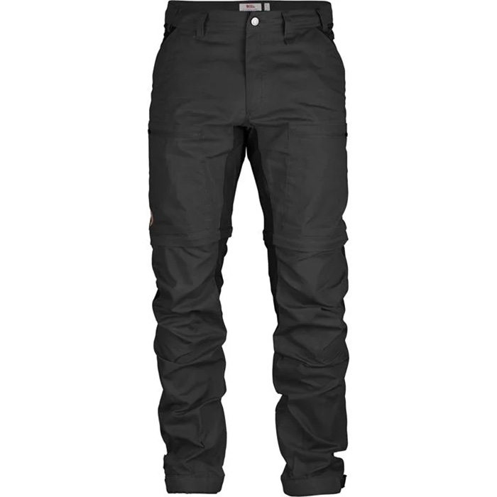Fj? Llr? Ven Abisko Lite Trekking Zip Off Men Regular Dark Grey Black
