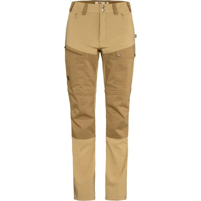 Fj? Llr? Ven Abisko Midsummer Zip Off Trousers Women Dune Beige Buckwheat Brown