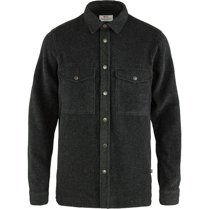 Fj? Llr? Ven Canada Shirt Solid Men Dark Grey Xl