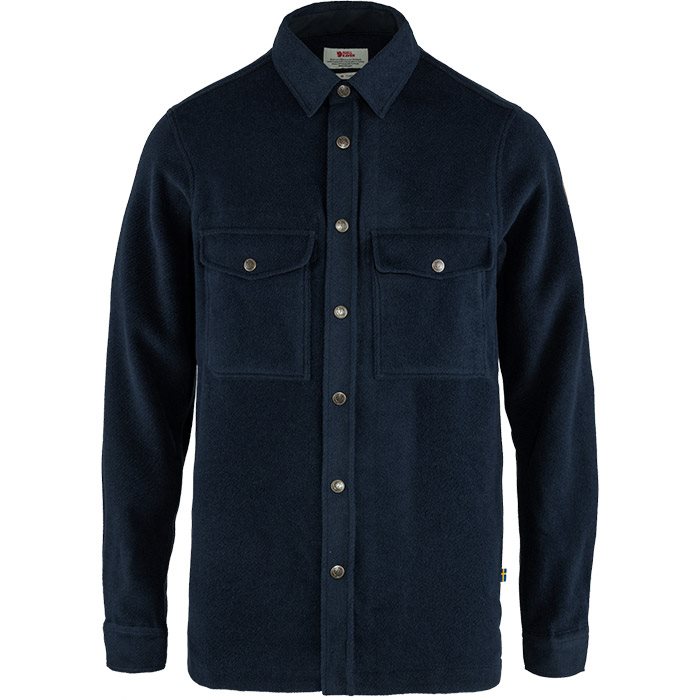 Fj? Llr? Ven Canada Shirt Solid Men Night Sky Xl