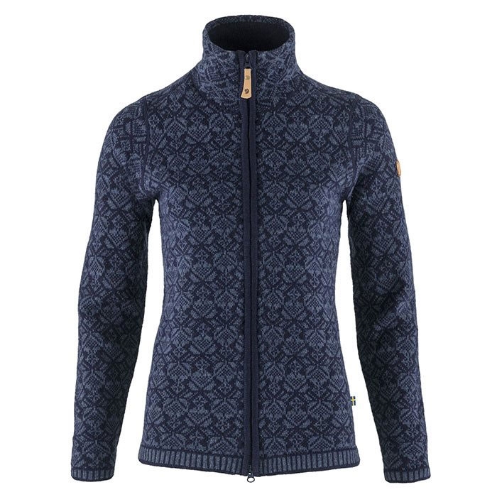 Fj? Llr? Ven Snow Cardigan Woman Dark Navy S