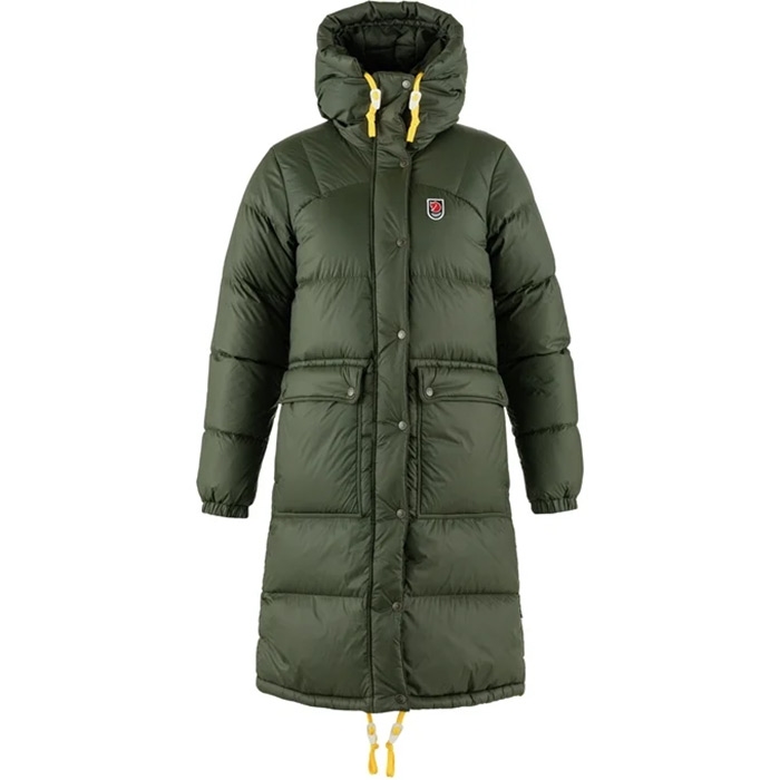 Fj? Llr? Ven Expedition Long Down Parka Kvinder Damer Deep Forest L Jakker