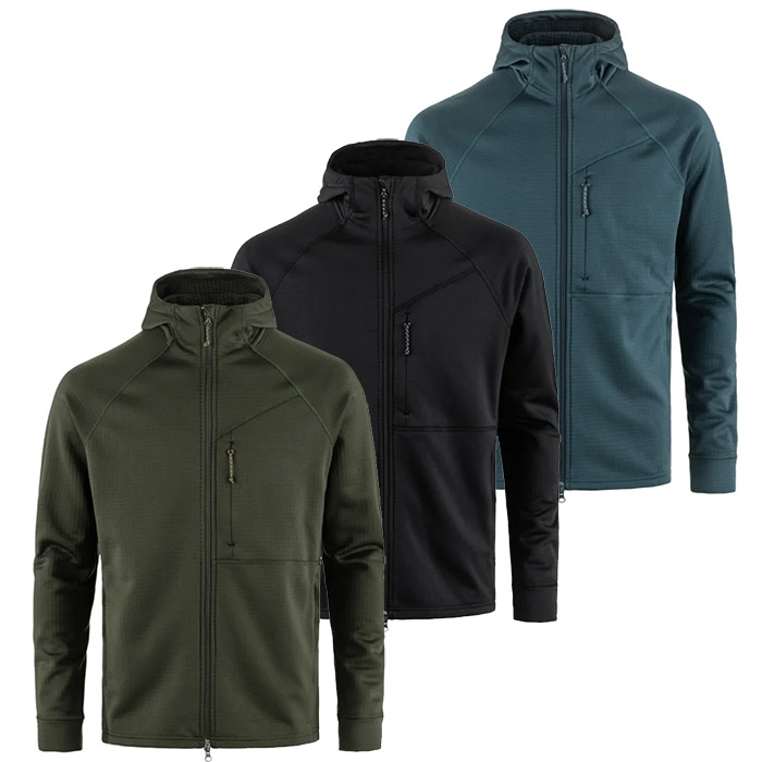 Fj? Llr? Ven Grid Fleece Hoodie Men