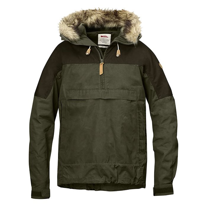 Fj? Llr? Ven Singi Anorak Men  Laurel Green   Deep Forest