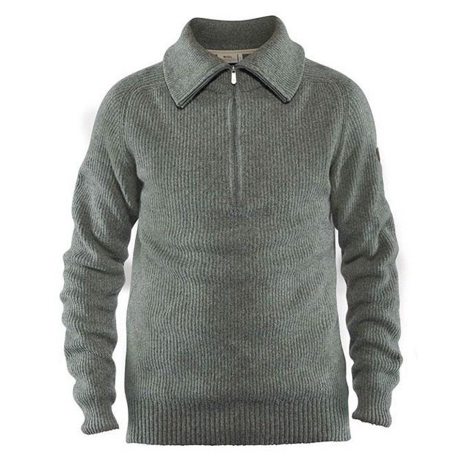 Fj? Llr? Ven Greenland Re Wool Uldtrøje Thunder Grey L